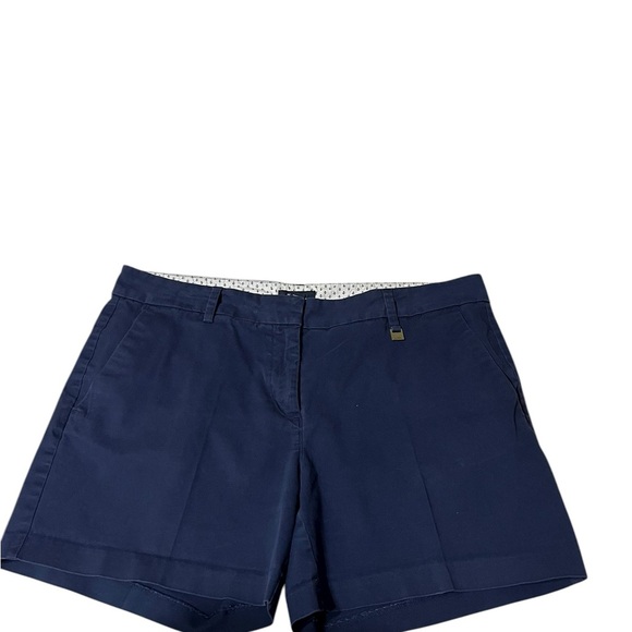 Nautica Women's Navy Chino Shorts Size 12 - Picture 2 of 6
